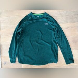 The North Face FlashDry green hiking running outdoors shirt - size XL